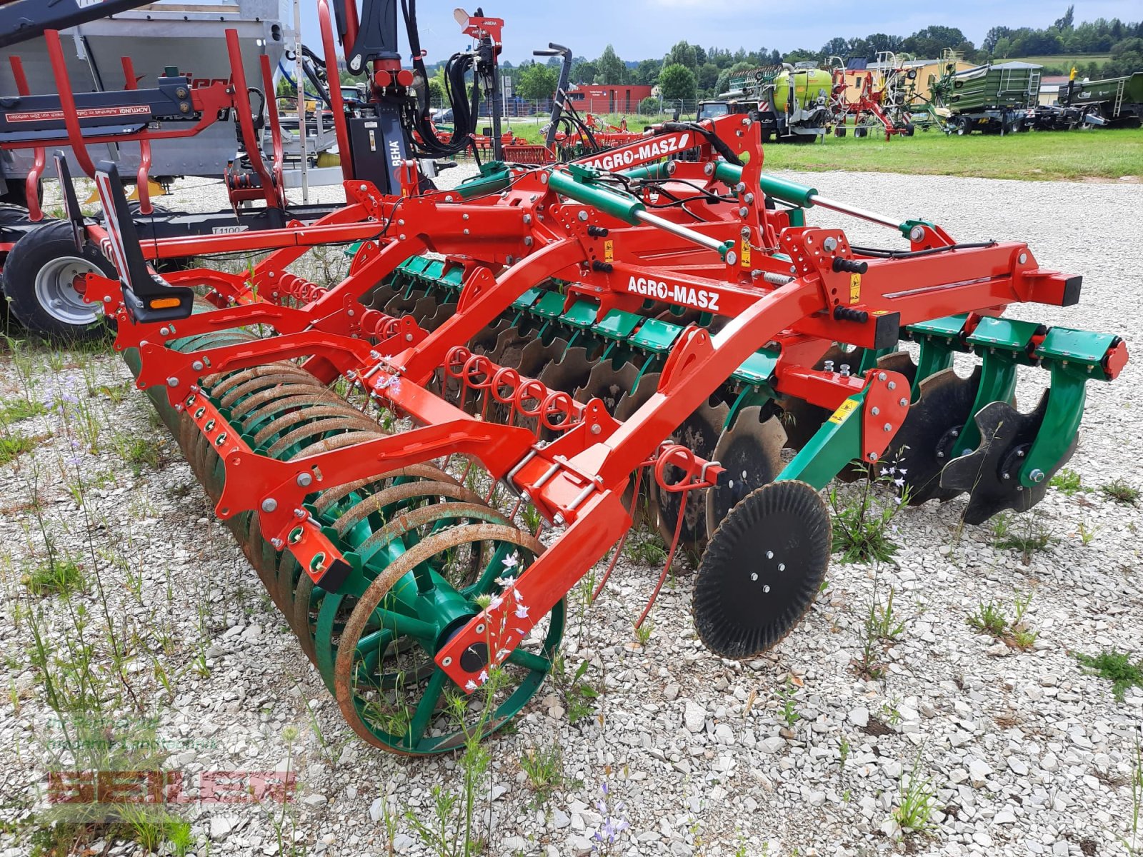 Kurzscheibenegge des Typs Agro-Masz BTC 40 H 620 mm Scheiben Dachring 600 mm, Gebrauchtmaschine in Ansbach (Bild 6)