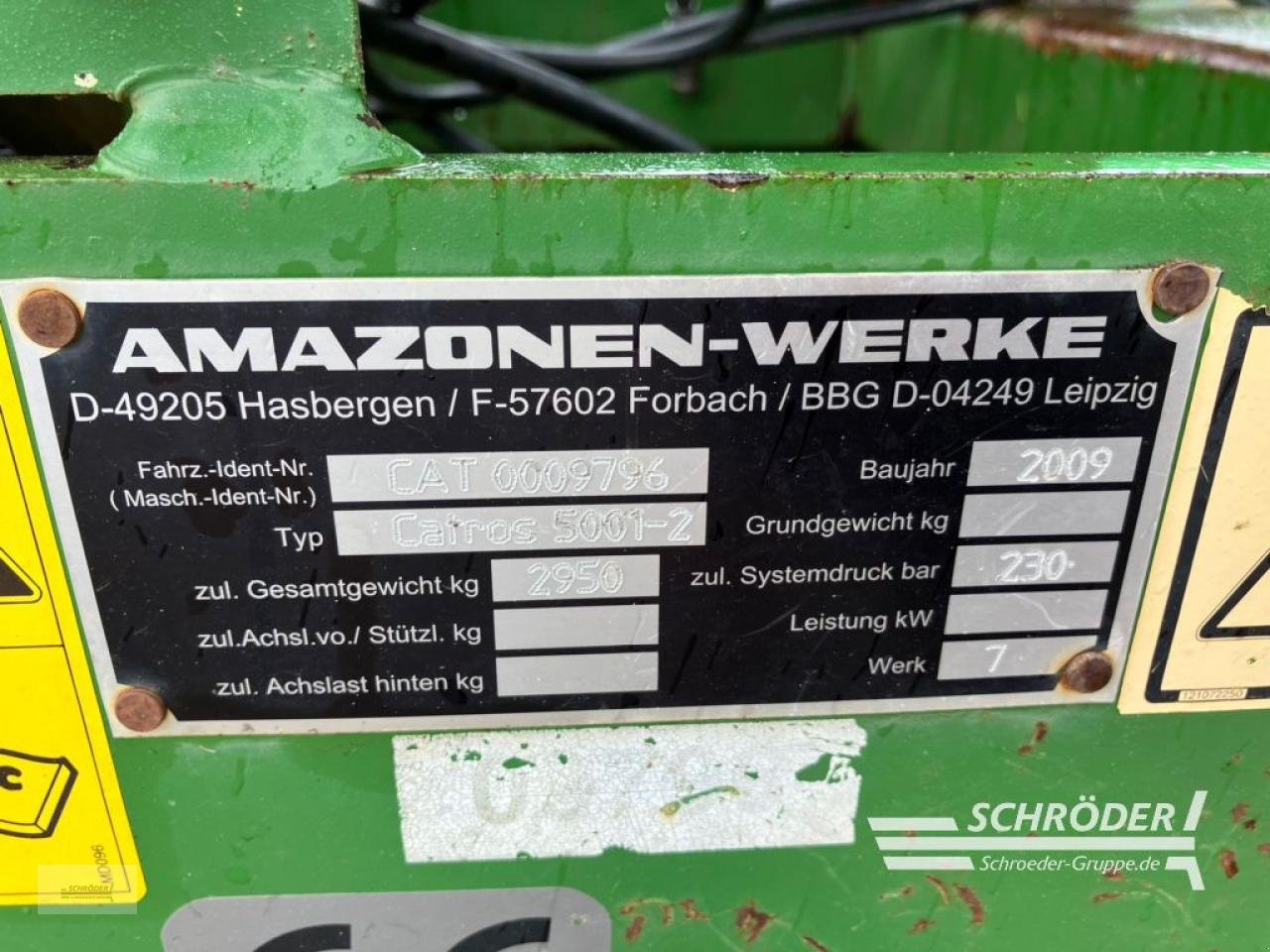 Kurzscheibenegge typu Amazone CATROS 5001-2, Gebrauchtmaschine v Twistringen (Obrázok 5)