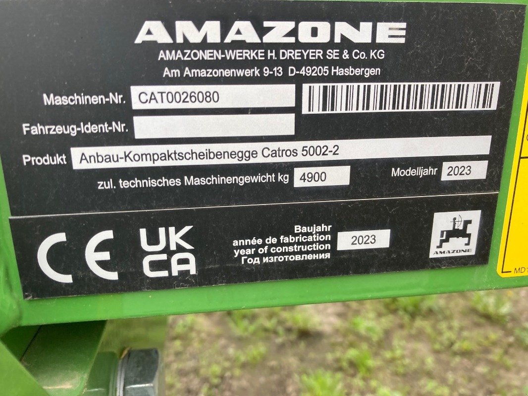 Kurzscheibenegge tipa Amazone Catros+ 5002-2, Neumaschine u Gnutz (Slika 6)