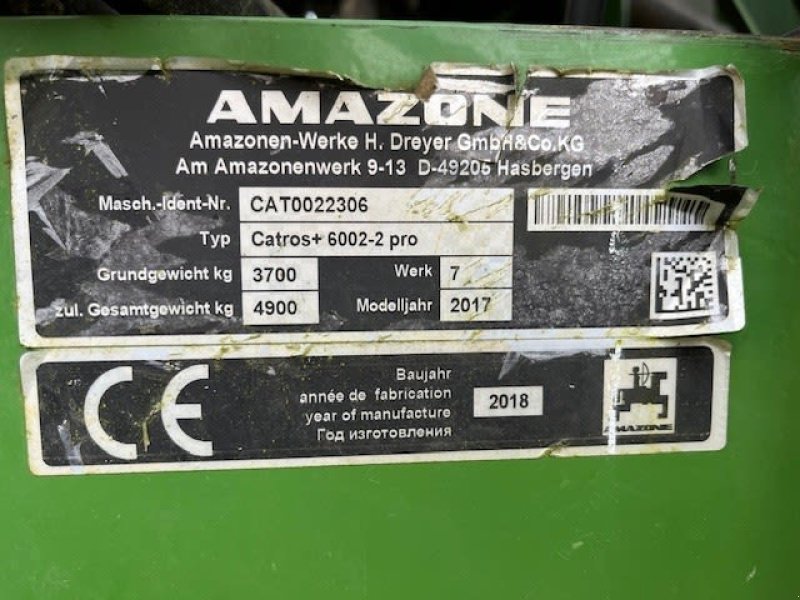 Kurzscheibenegge del tipo Amazone CATROS+ 6002-2 PRO *AKTION*, Gebrauchtmaschine en Hollfeld (Imagen 4)