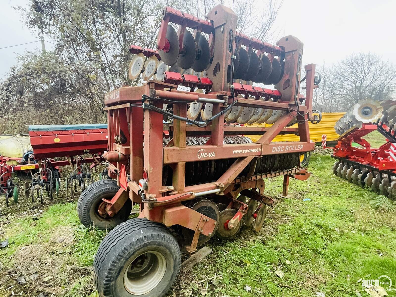 Kurzscheibenegge des Typs HE-VA Disc Roller 8M, Gebrauchtmaschine in Csengele (Bild 3)