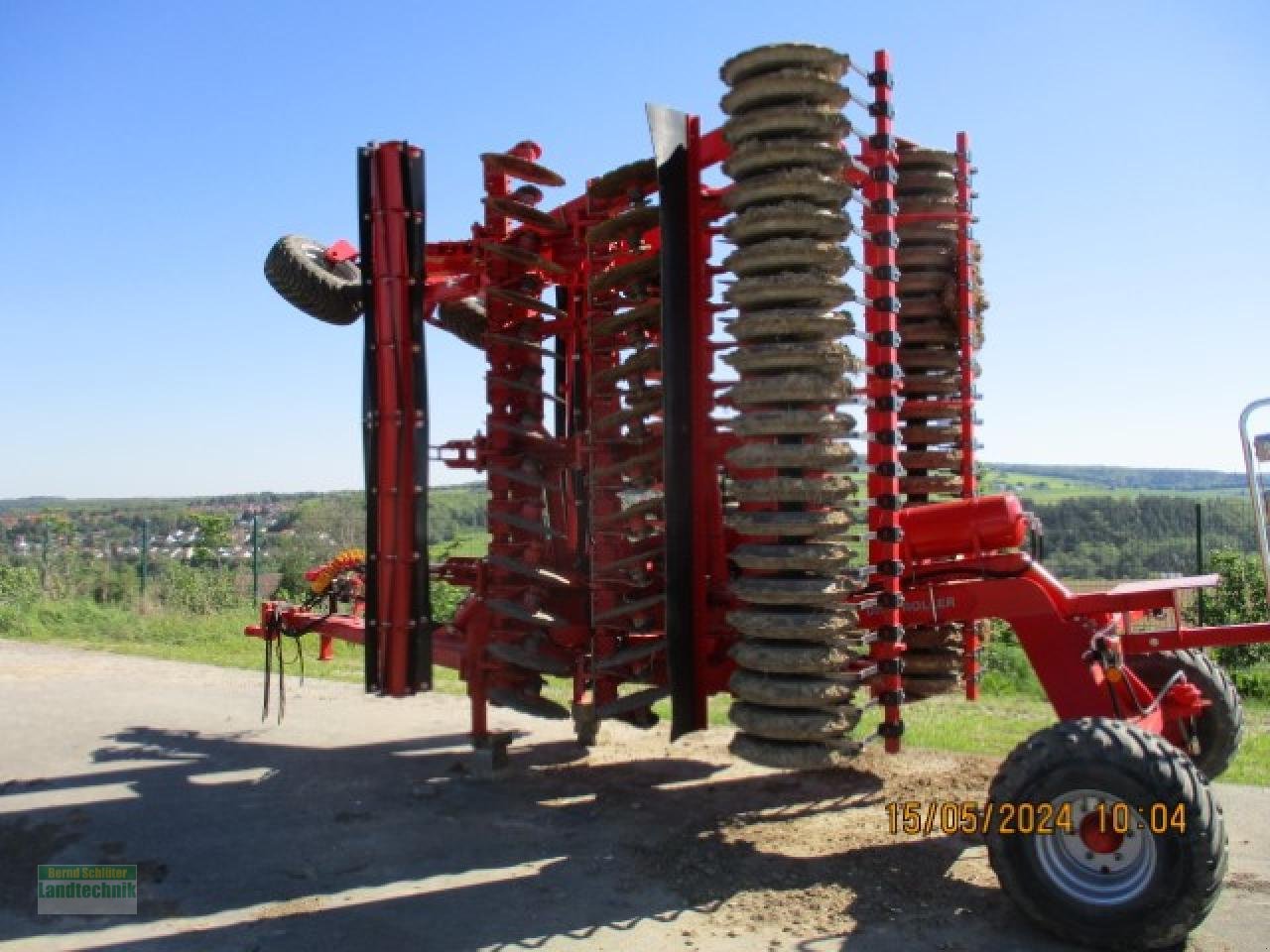 Kurzscheibenegge des Typs HE-VA He-Va Disc-Roller, Neumaschine in Büren (Bild 1)