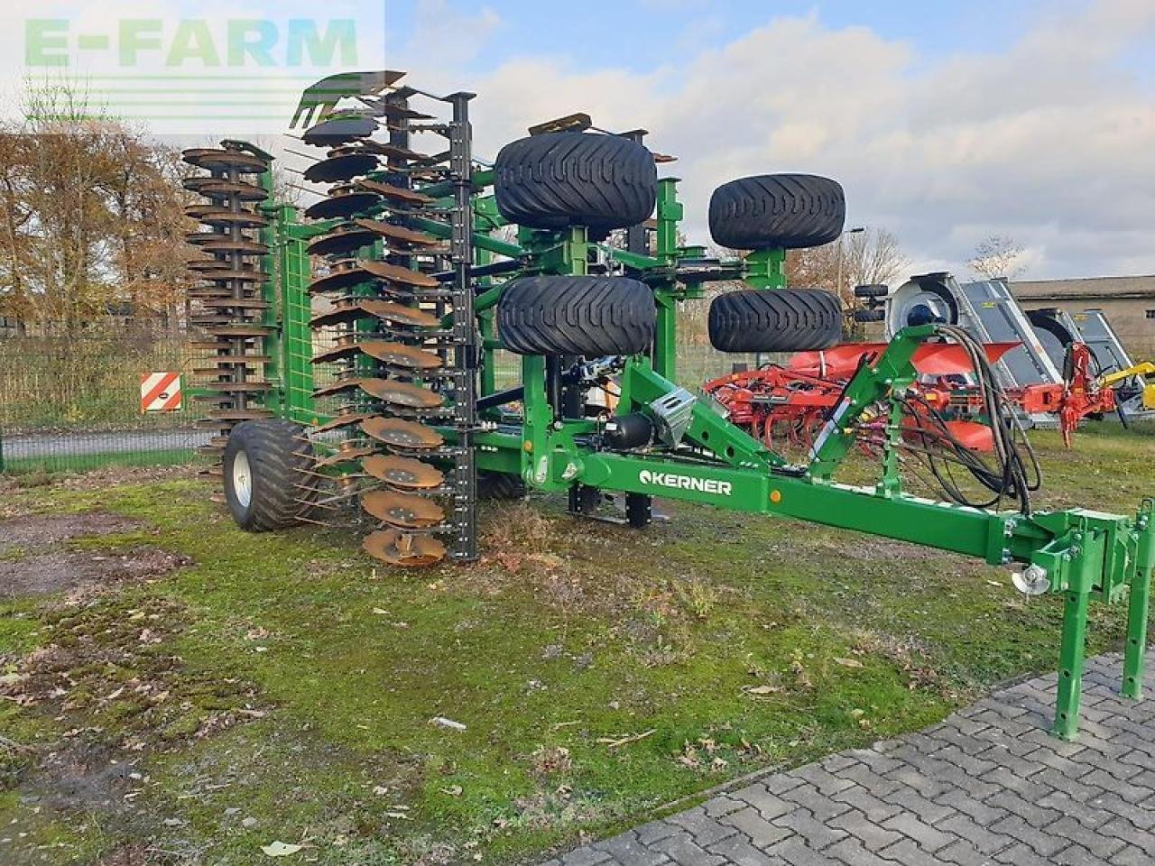 Kurzscheibenegge van het type Kerner helix ha 600, Gebrauchtmaschine in NEUENDORF AM SPECK (Foto 2)