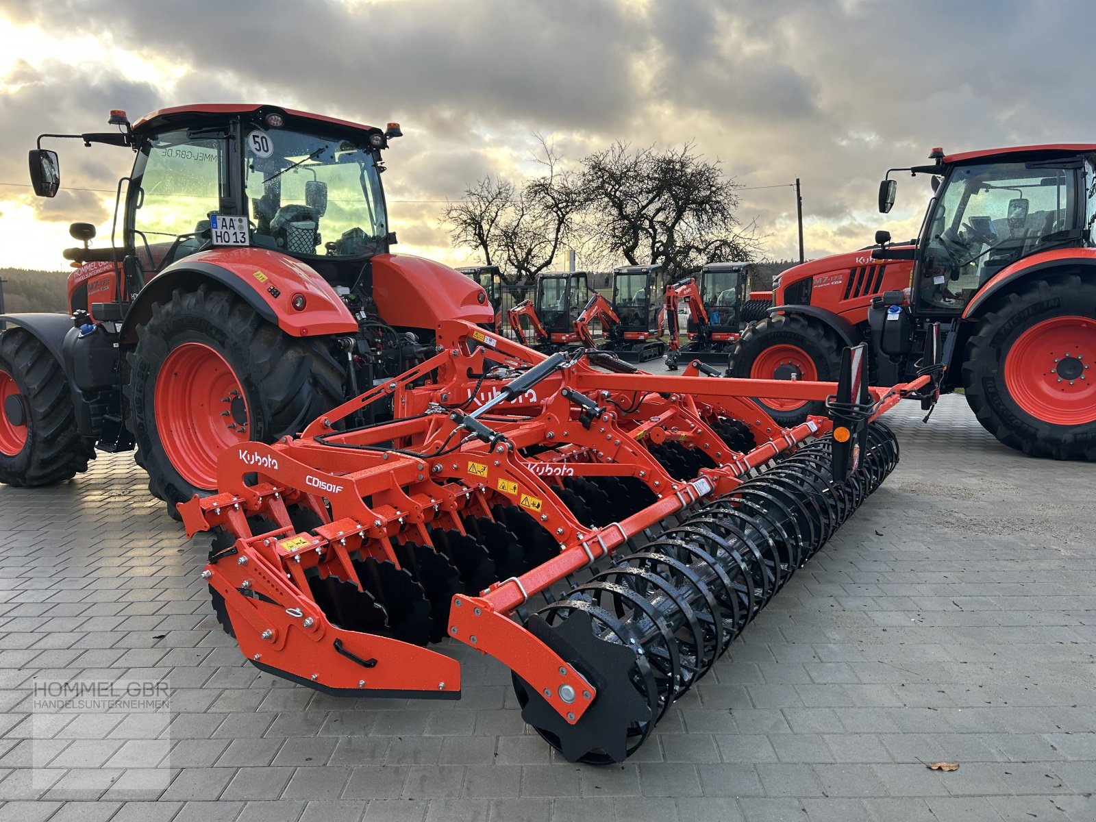 Kurzscheibenegge a típus Kubota CD1501 F 5,0m klappbar mit Actiflexwalze Baugleich mit Kverneland, Neumaschine ekkor: Bopfingen (Kép 4)