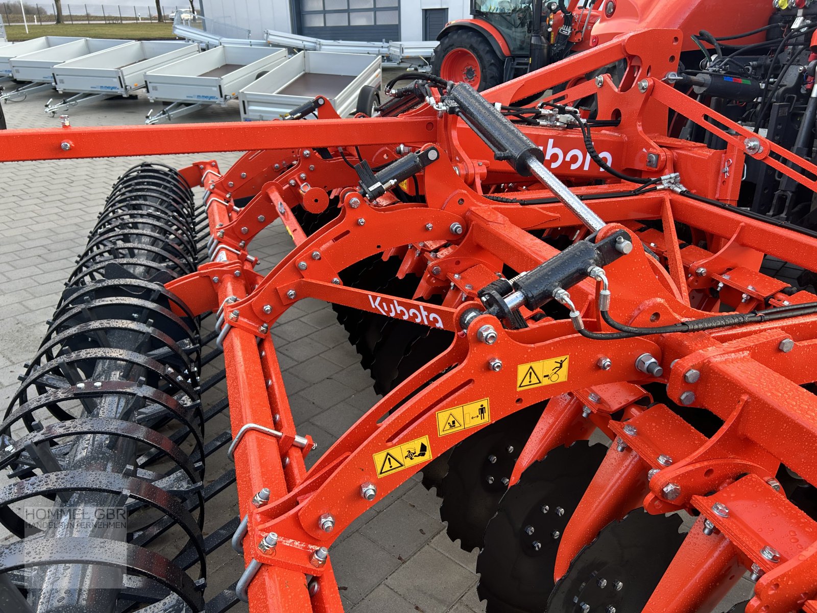 Kurzscheibenegge des Typs Kubota CD1501 F 5,0m klappbar mit Actiflexwalze Baugleich mit Kverneland, Neumaschine in Bopfingen (Bild 8)