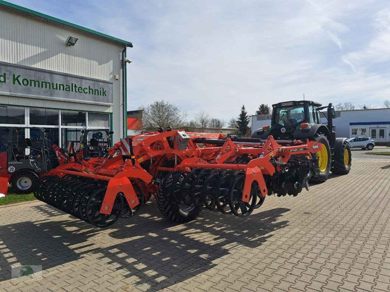 Kurzscheibenegge del tipo Kuhn Optimer L 6000, Neumaschine In Triebes (Immagine 9)