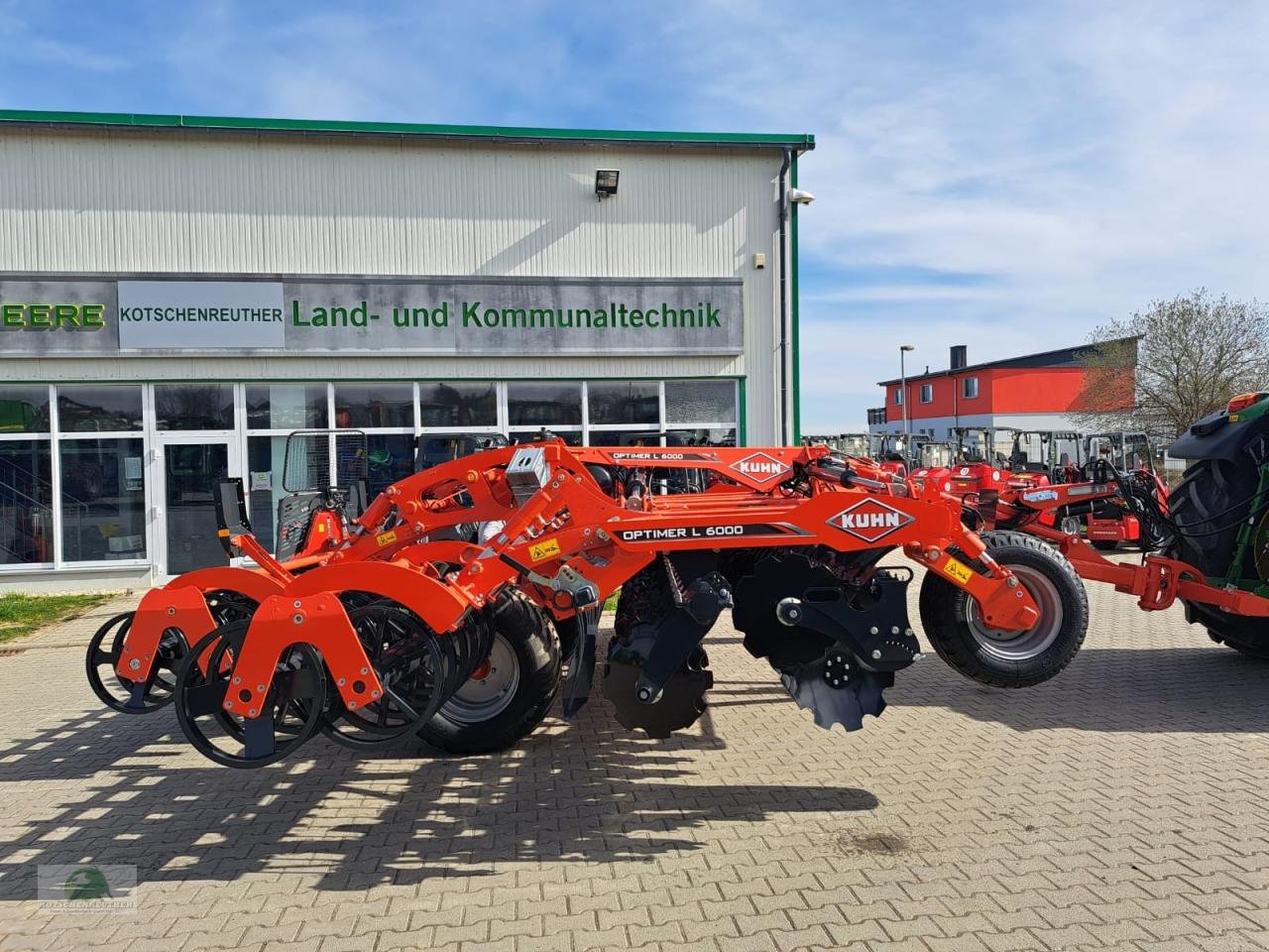 Kurzscheibenegge del tipo Kuhn Optimer L 6000, Neumaschine In Triebes (Immagine 10)