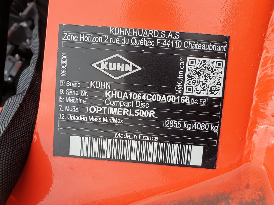 Kurzscheibenegge tipa Kuhn Optimer L500R, Neumaschine u Sittensen (Slika 14)