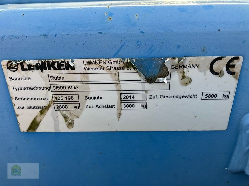 Kurzscheibenegge del tipo Lemken Rubin 9/500 KUA, Gebrauchtmaschine en Salsitz (Imagen 16)