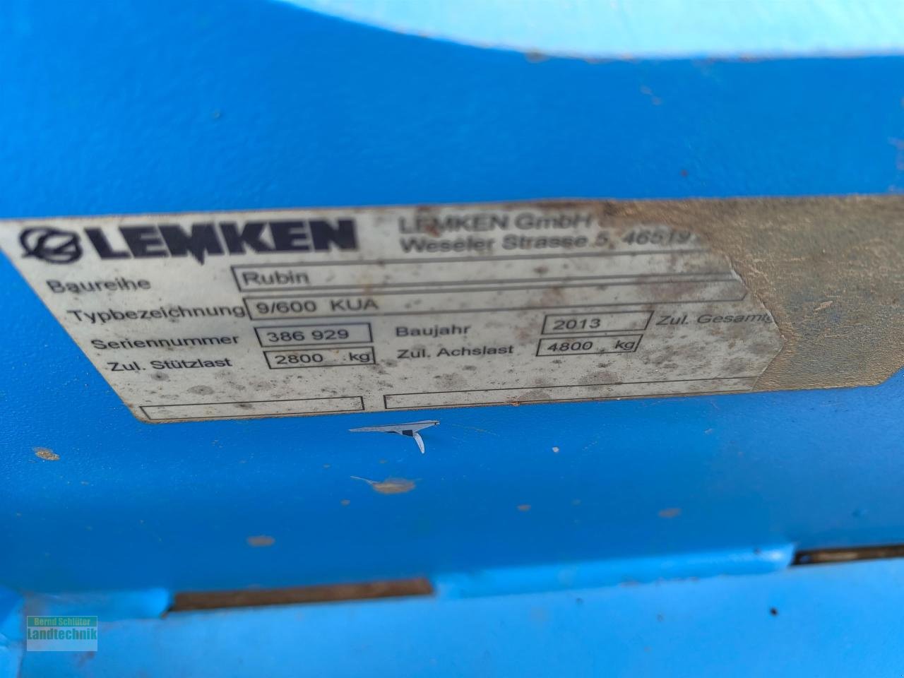 Kurzscheibenegge от тип Lemken Rubin 9/600KÜ A, Gebrauchtmaschine в Büren (Снимка 4)