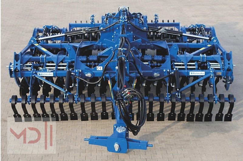 Kurzscheibenegge Türe ait MD Landmaschinen Rolmako Scheibenegge U 652 hydraulisch klappbar mit Fahrwerk 4,0m, 4,5m, 5,0m , 6,0m, Neumaschine içinde Zeven (resim 7)