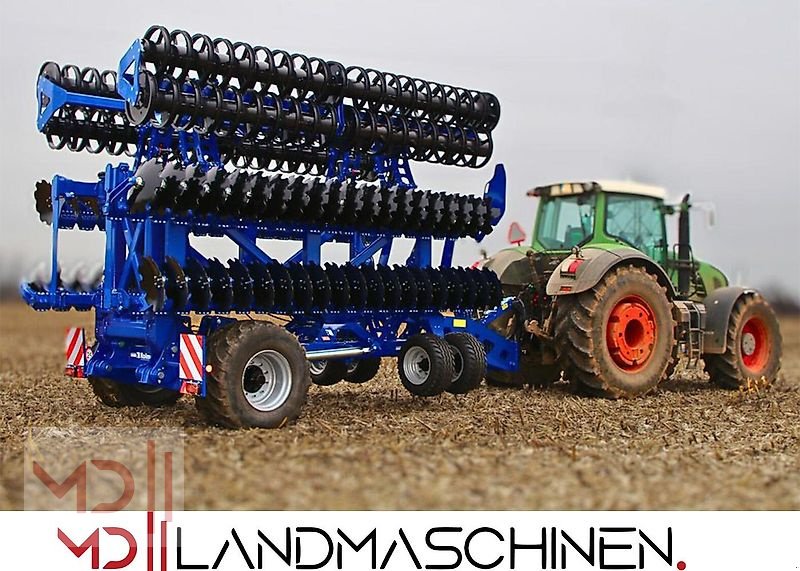 Kurzscheibenegge van het type MD Landmaschinen Rolmako Scheibenegge U 665 PowerDisc 10,0 m - 11,0m-12,0m, Neumaschine in Zeven (Foto 1)