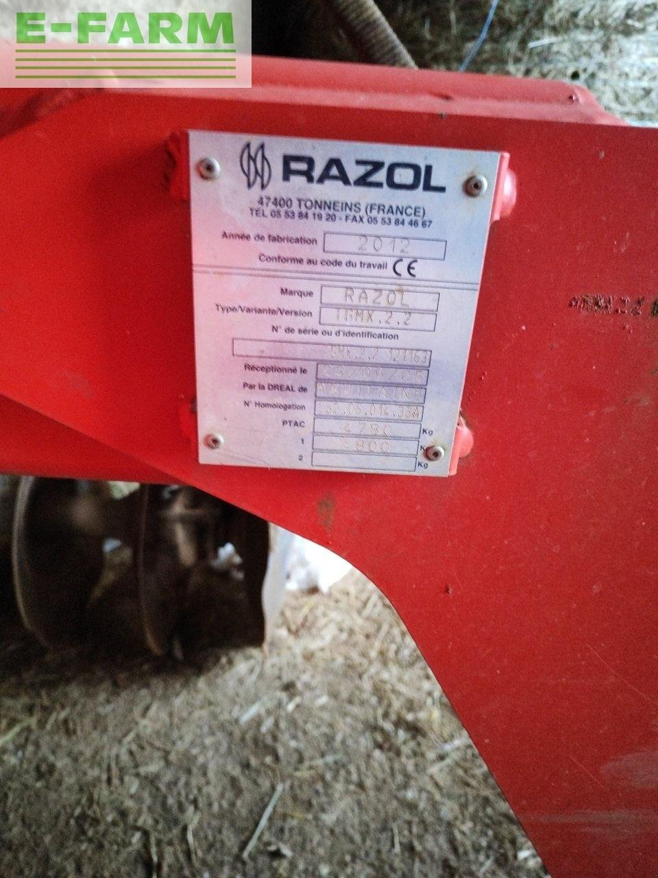 Kurzscheibenegge του τύπου Razol tmx 28/230, Gebrauchtmaschine σε CHAUVONCOURT (Φωτογραφία 4)