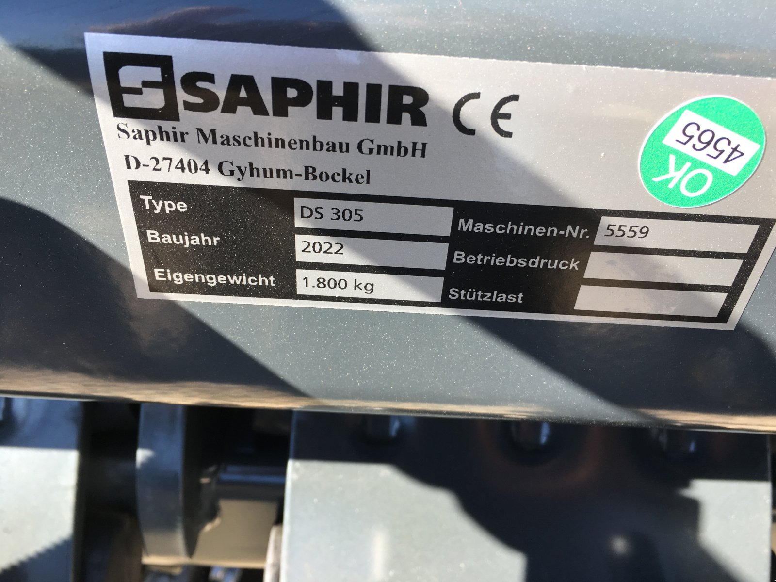 Kurzscheibenegge Türe ait Saphir DS 305 DiscStar Profi, Gebrauchtmaschine içinde Eitensheim (resim 4)