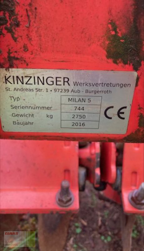 Kurzscheibenegge typu Sonstige MILAN 5 KINZINGER, Gebrauchtmaschine v Werneck (Obrázek 11)