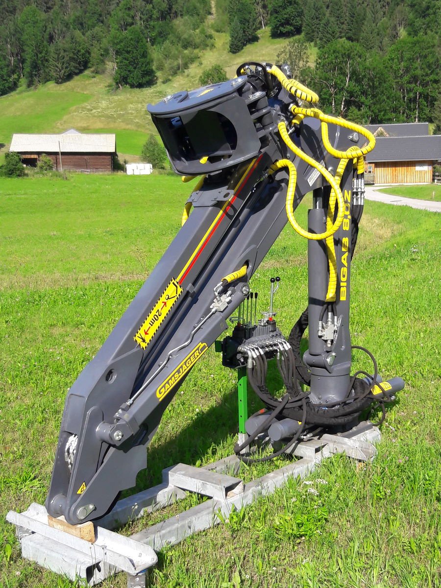 Ladekrane & Rückezange Türe ait BigAb Z 8,0, Neumaschine içinde Gosau am Dachstein (resim 2)