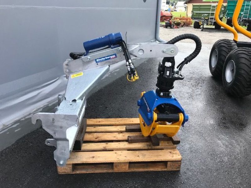 Ladekrane & Rückezange del tipo Binderberger Rückezange RZ 1200 light 4,5t Endlosrotator, Neumaschine In Tamsweg (Immagine 9)