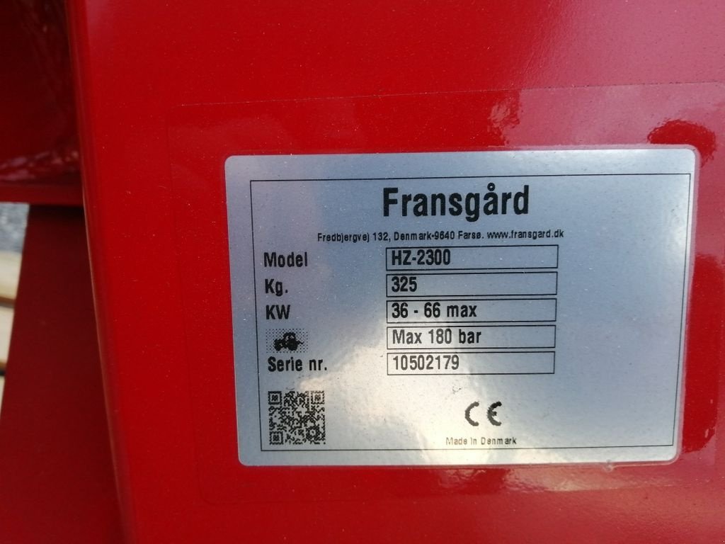 Ladekrane & Rückezange del tipo Fransgard HZ 2300, Neumaschine In Grünbach (Immagine 8)