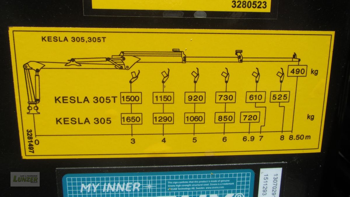 Ladekrane & Rückezange του τύπου Kesla 305T, Neumaschine σε Kaumberg (Φωτογραφία 4)