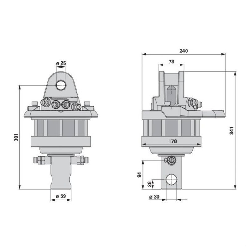 Ladekrane & Rückezange del tipo Sonstige Rotator CR400 Welle DM 59mm 4to, Neumaschine In Tamsweg (Immagine 10)