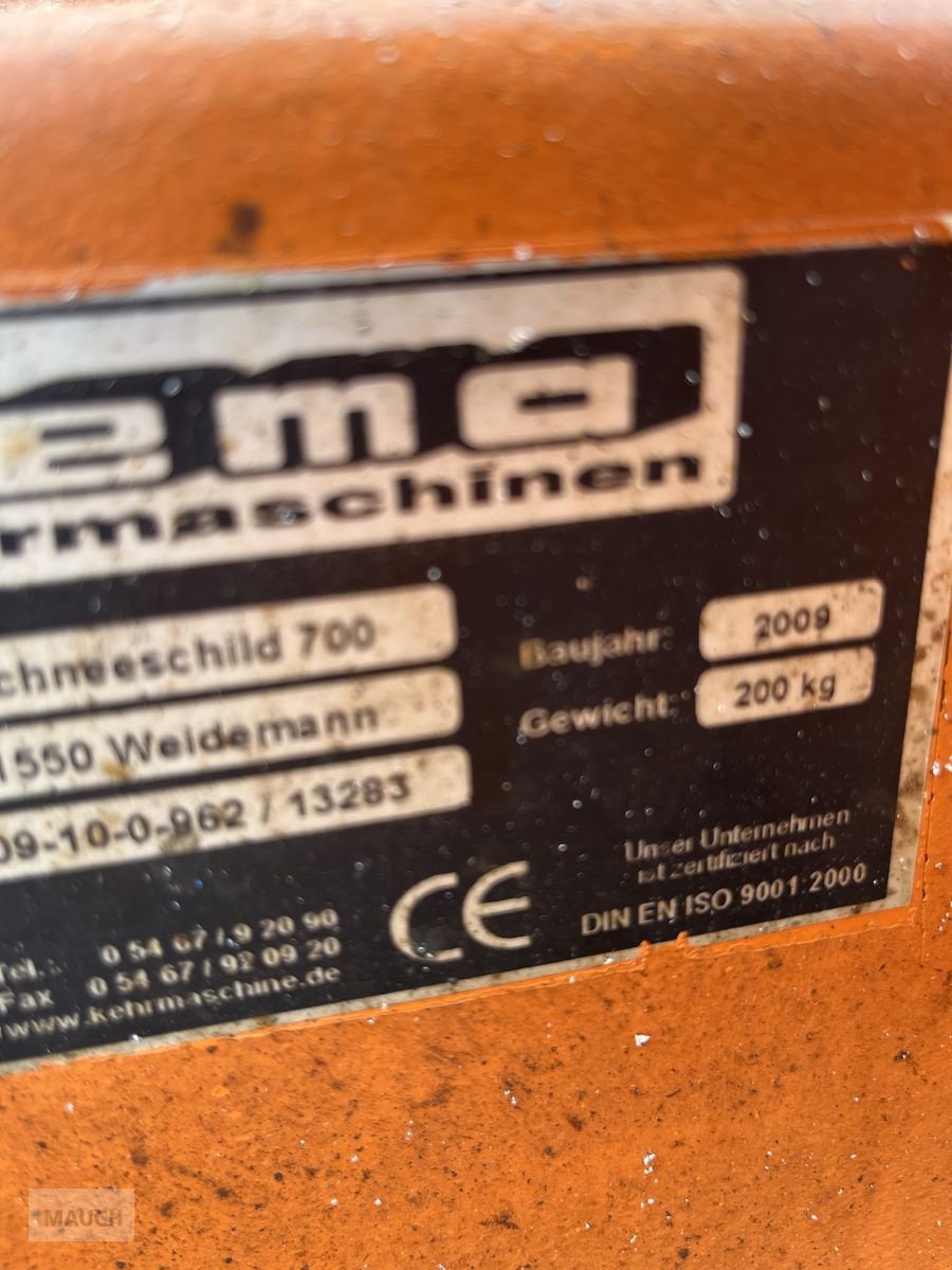 Ladeschaufel του τύπου Bema Schneeschild 700 / 1550mm mit Weidemann HV, Gebrauchtmaschine σε Burgkirchen (Φωτογραφία 2)