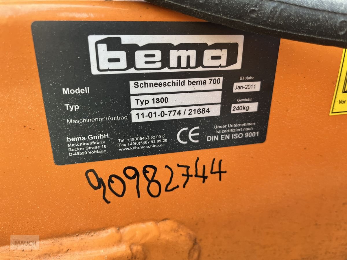 Ladeschaufel tipa Bema Schneeschild 700/1800mm Weidemann HV, Gebrauchtmaschine u Burgkirchen (Slika 13)