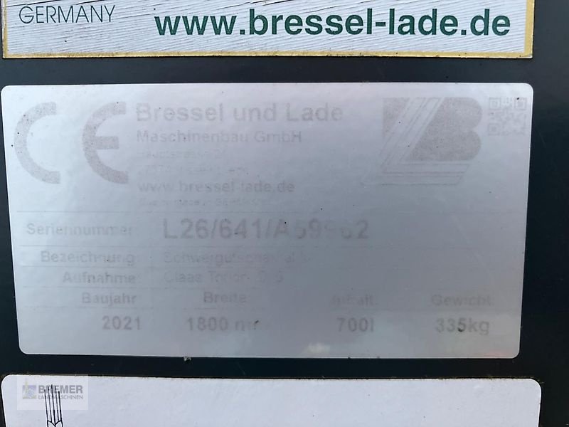 Ladeschaufel a típus Bressel & Lade Schwergutschaufel M CLAAS TORION, Vorführmaschine ekkor: Asendorf (Kép 14)