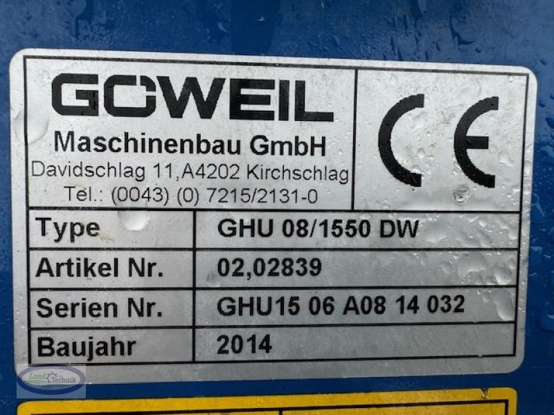 Ladeschaufel van het type Göweil GHU 08/1550DW, Gebrauchtmaschine in Münzkirchen (Foto 7)