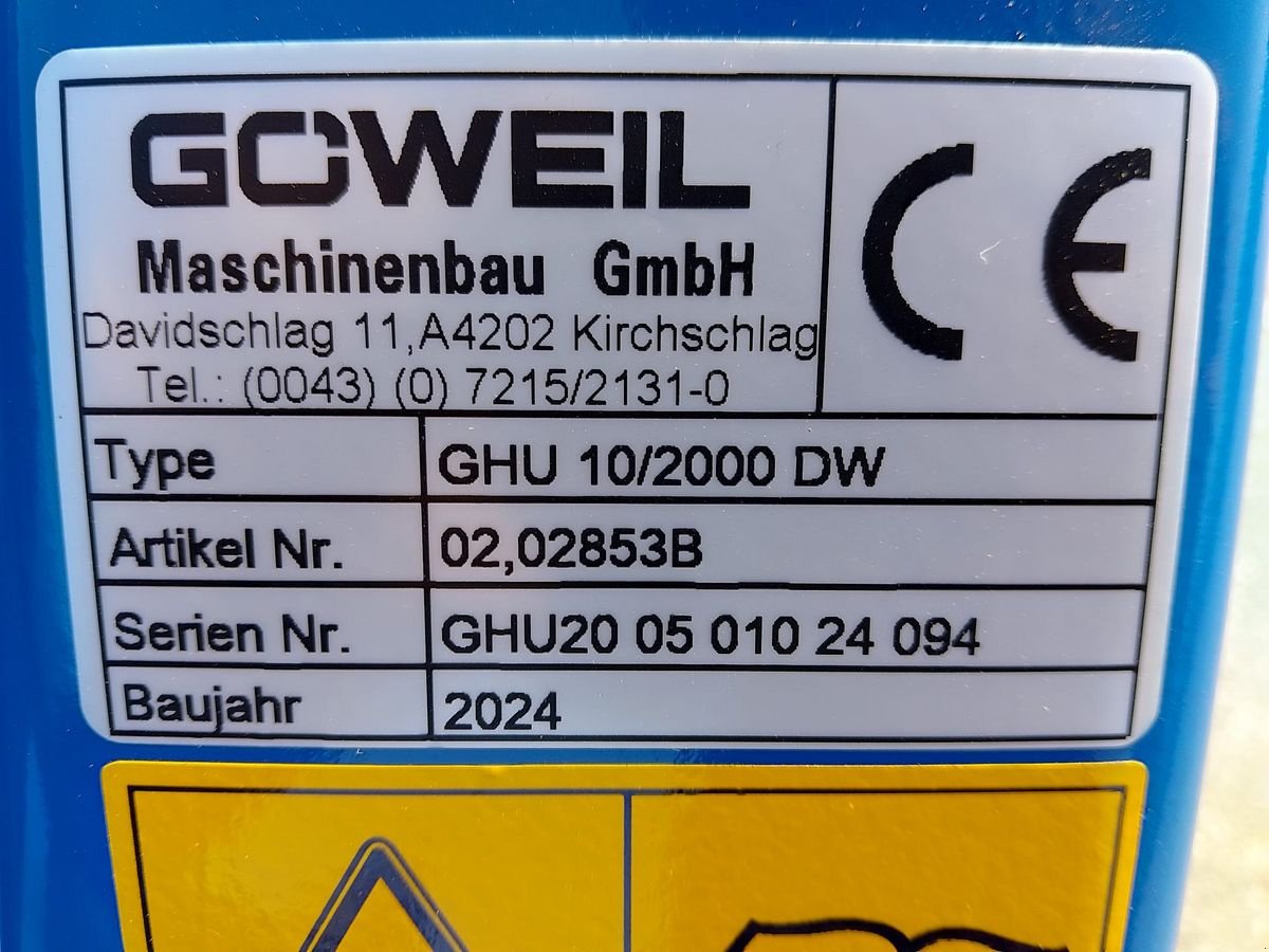 Ladeschaufel van het type Göweil GHU10/2000 DW, Neumaschine in NATTERNBACH (Foto 10)