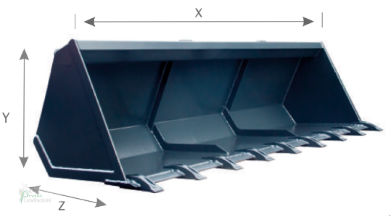 Ladeschaufel des Typs PreissTec Gebäudeschaufel, Neumaschine in Bad Kötzting (Bild 1)
