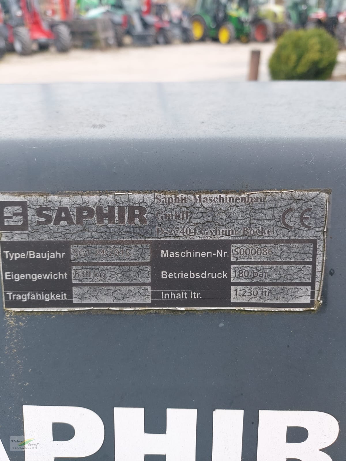 Ladeschaufel typu Saphir Erdschaufel, Gebrauchtmaschine w Pegnitz-Bronn (Zdjęcie 5)