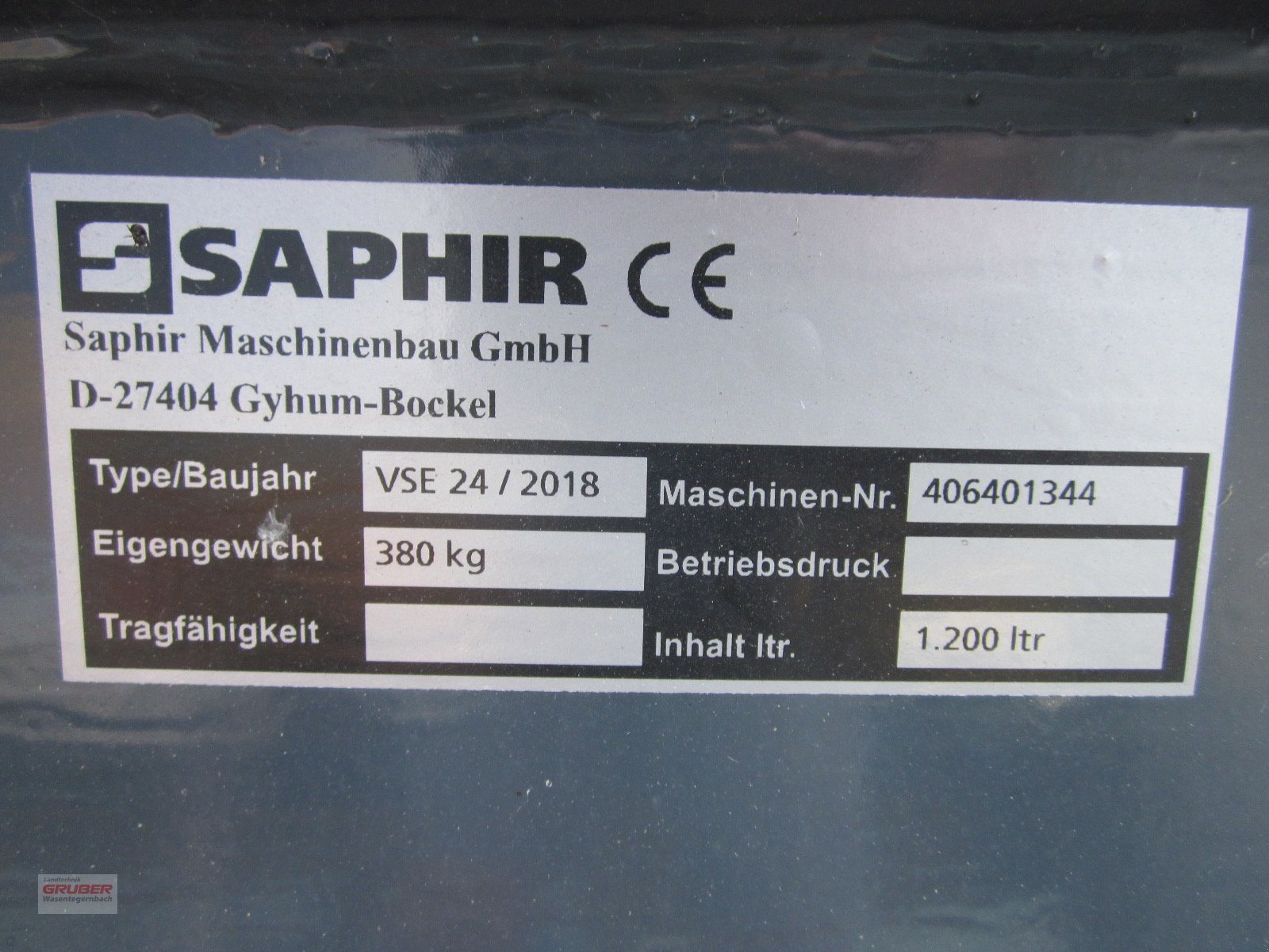 Ladeschaufel del tipo Saphir Großraum LG 24+, Neumaschine en Dorfen (Imagen 4)