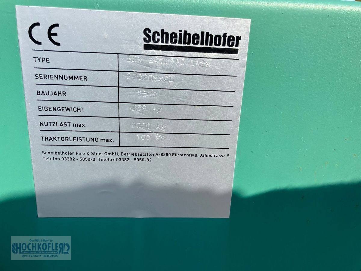 Ladeschaufel typu Scheibelhofer LHK 200/110 Twin, Neumaschine w Wies (Zdjęcie 4)