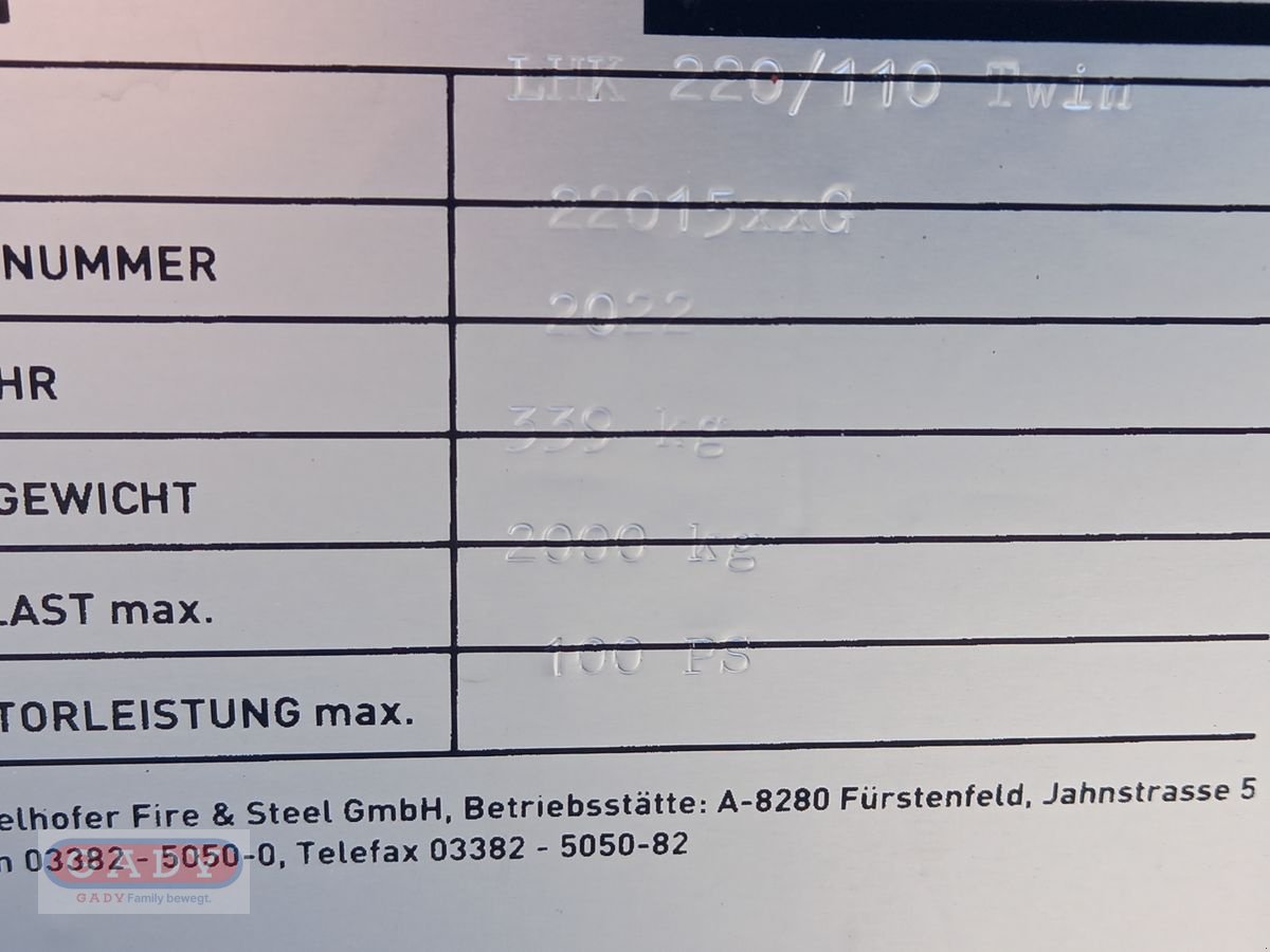 Ladeschaufel του τύπου Scheibelhofer LHK 220/110 TWIN,BWSV, Neumaschine σε Lebring (Φωτογραφία 13)