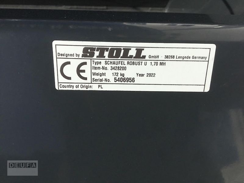 Ladeschaufel of the type Stoll Global 1,85, Robust U 1,70, Robust U 1,90, Robust U 2,05, Neumaschine in Erbach (Picture 8)