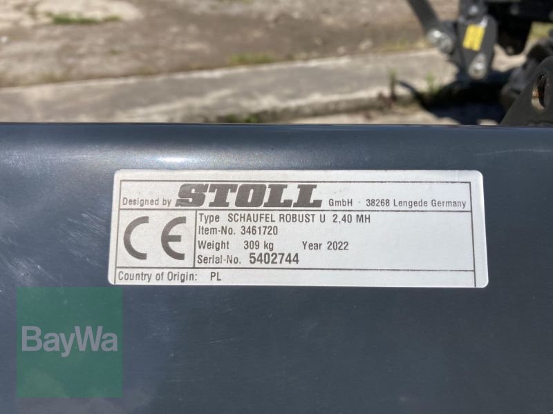 Ladeschaufel du type Stoll ROBUST U 2,40, Neumaschine en Bogen (Photo 3)