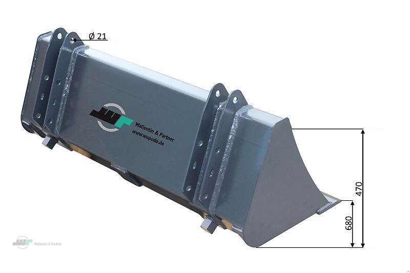 Ladeschaufel typu Wallentin & Partner MX C1 Frontladerschaufel universal 1,20 m, Neumaschine v Wesenberg (Obrázok 4)