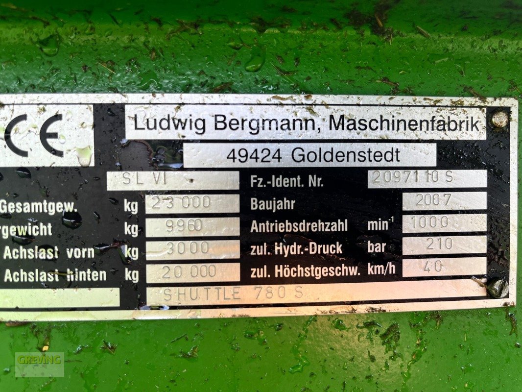 Ladewagen typu Bergmann Shuttle 780 S, Gebrauchtmaschine w Ahaus (Zdjęcie 29)