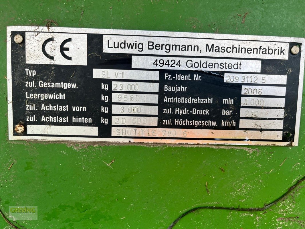 Ladewagen typu Bergmann Shuttle 780S, Gebrauchtmaschine w Ahaus (Zdjęcie 24)