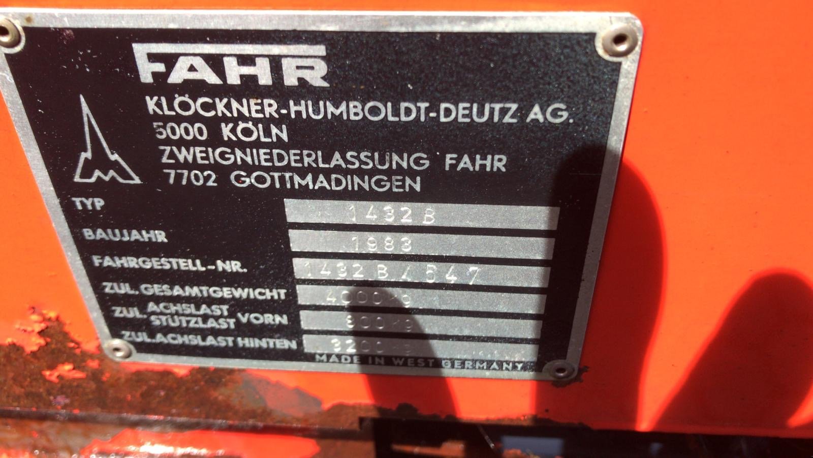 Ladewagen za tip Deutz-Fahr K 550, Gebrauchtmaschine u Neukirchen-Balbini (Slika 3)