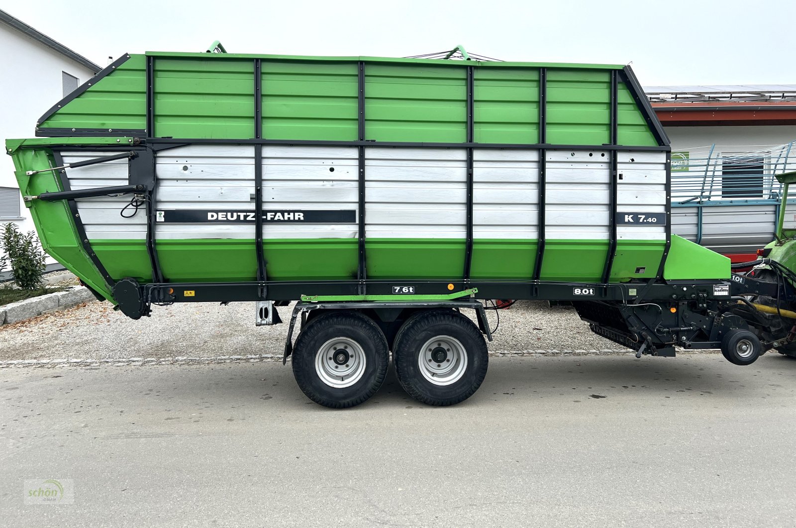 Ladewagen типа Deutz-Fahr K 7.40 mit Druckluftbremse und 500-er Bereifung, Gebrauchtmaschine в Burgrieden (Фотография 12)