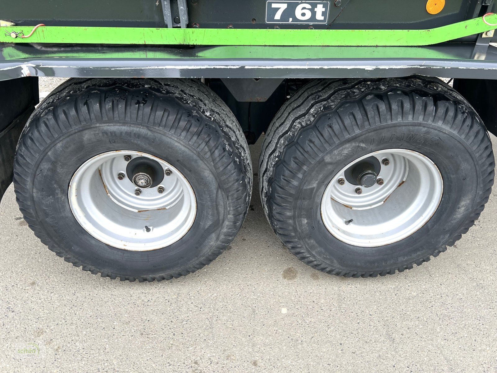 Ladewagen типа Deutz-Fahr K 7.40 mit Druckluftbremse und 500-er Bereifung, Gebrauchtmaschine в Burgrieden (Фотография 13)