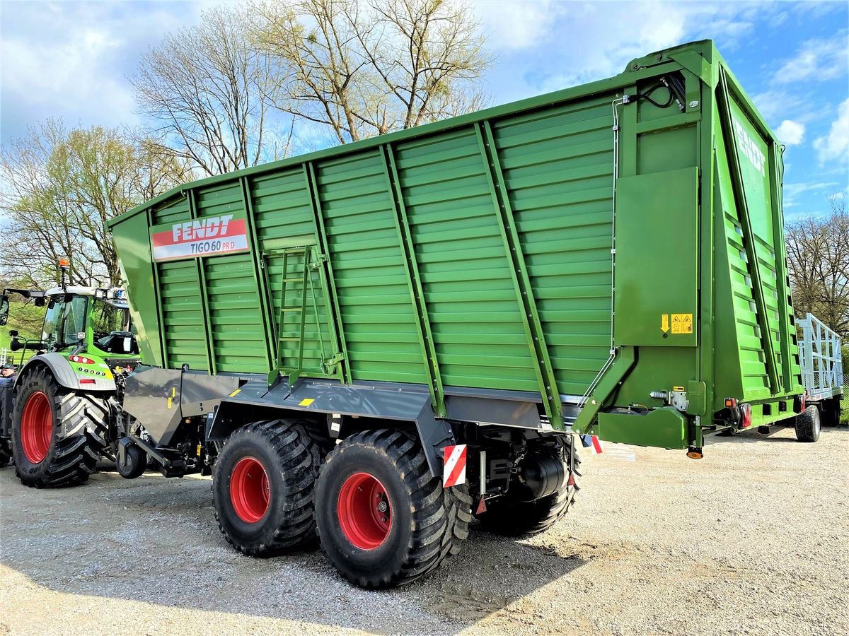 Ladewagen Türe ait Fendt Tigo 60 PR, Neumaschine içinde Wallern (resim 3)