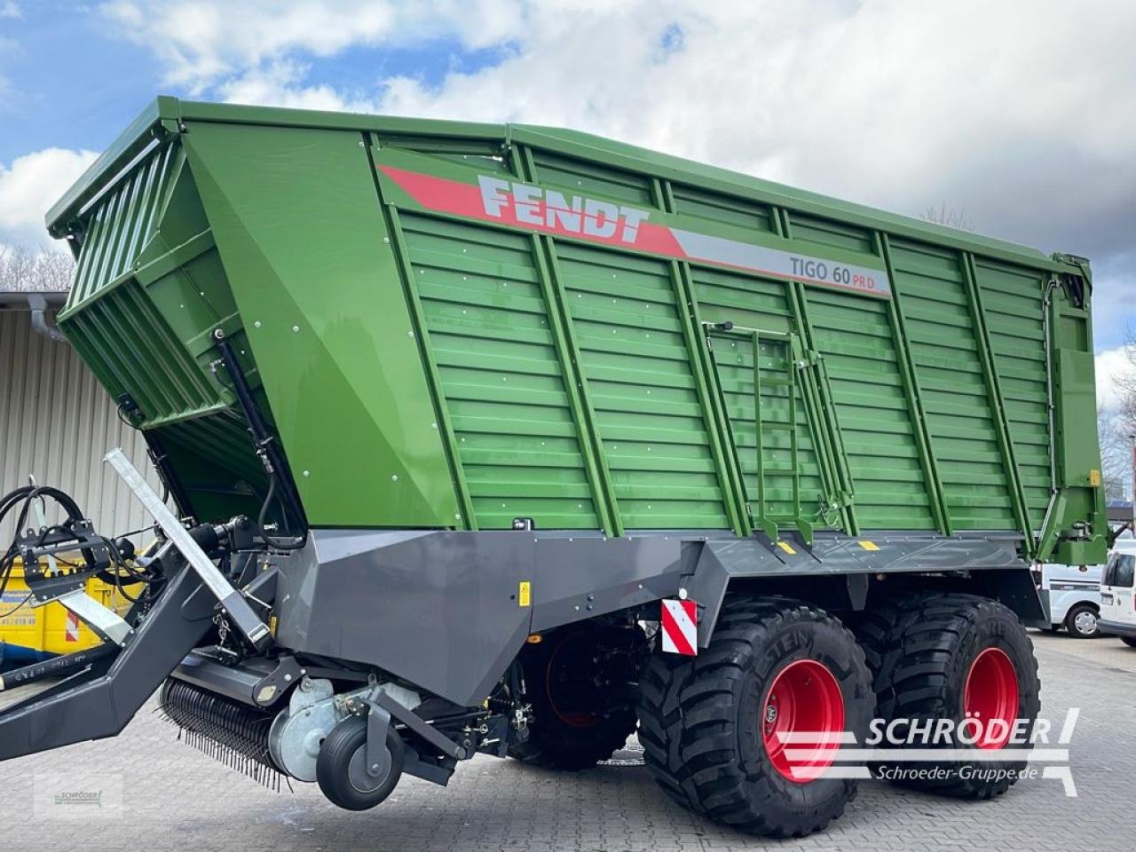 Ladewagen van het type Fendt TIGO 60 PR, Gebrauchtmaschine in Westerstede (Foto 4)