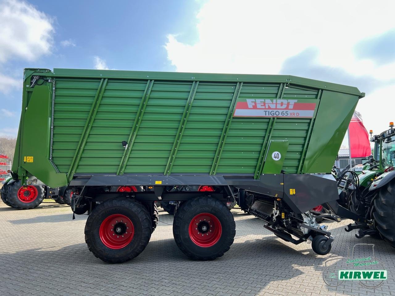 Ladewagen Türe ait Fendt Tigo 65 XR, Neumaschine içinde Blankenheim (resim 3)