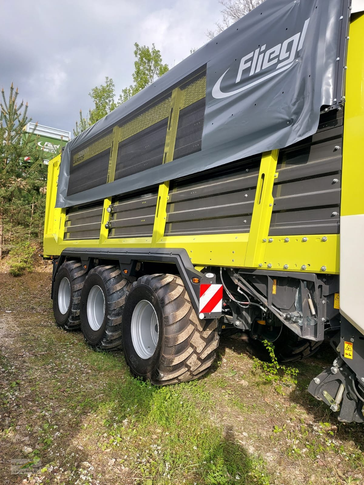 Ladewagen del tipo Fliegl Cargos 8500 Tridem, Neumaschine en Pegnitz-Bronn (Imagen 4)