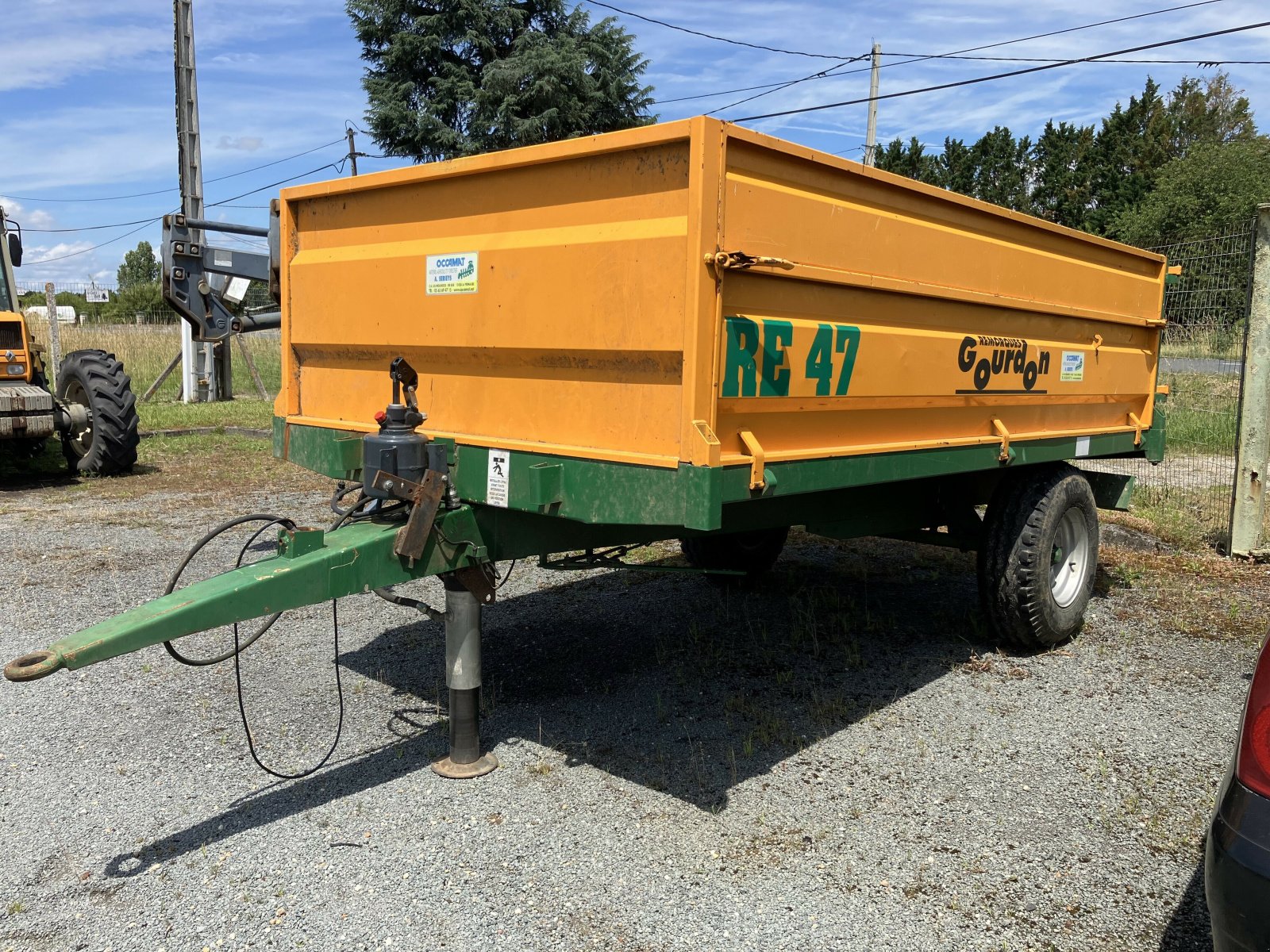 Ladewagen del tipo GOURDON RE 47, Gebrauchtmaschine en Gardonne (Imagen 1)