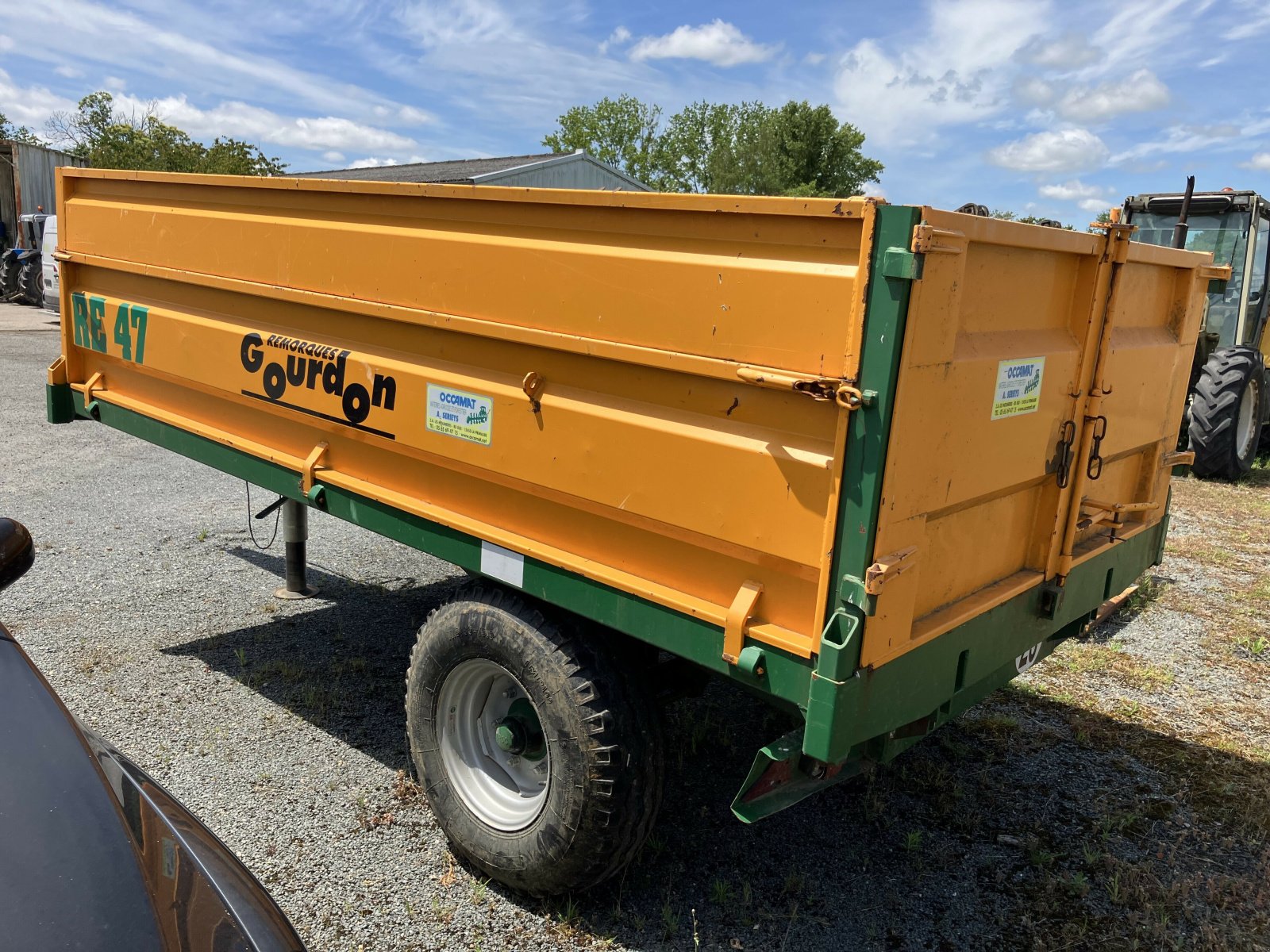 Ladewagen typu GOURDON RE 47, Gebrauchtmaschine w Gardonne (Zdjęcie 4)