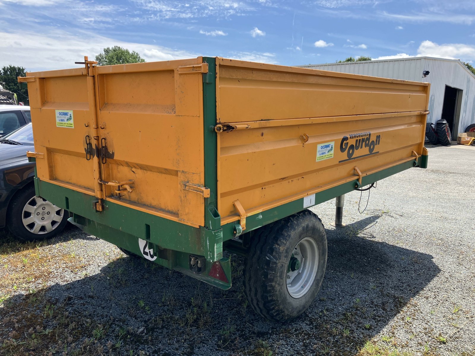 Ladewagen typu GOURDON RE 47, Gebrauchtmaschine v Gardonne (Obrázok 3)