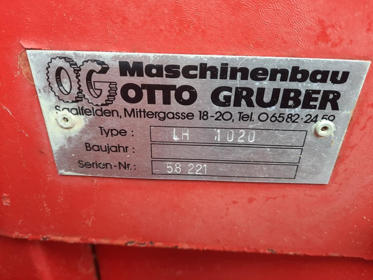 Ladewagen typu Gruber LH 1020 Ladewagen, Gebrauchtmaschine w Burgkirchen (Zdjęcie 3)